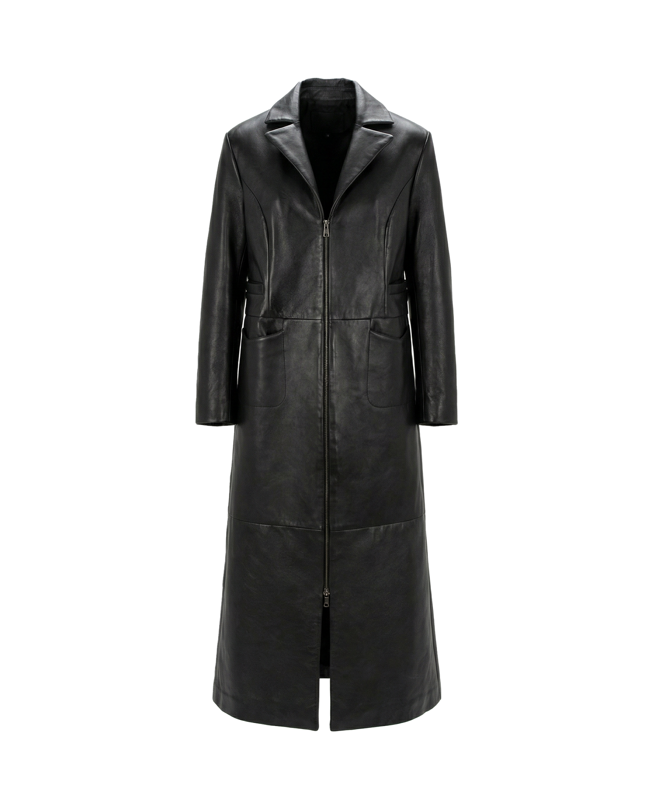 LINEAR Long Coat in Black