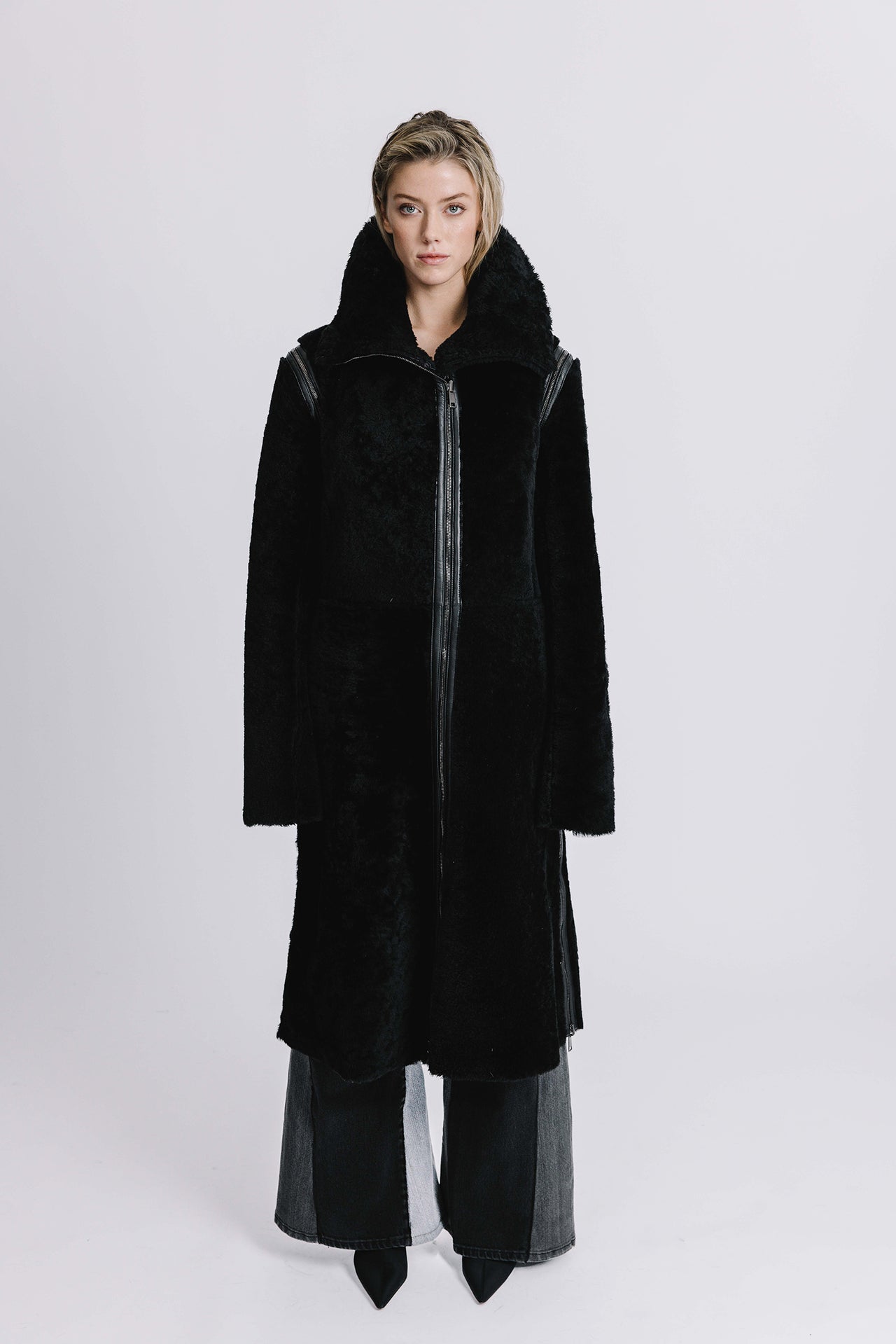 Charli Coat in Shearling (reversible)