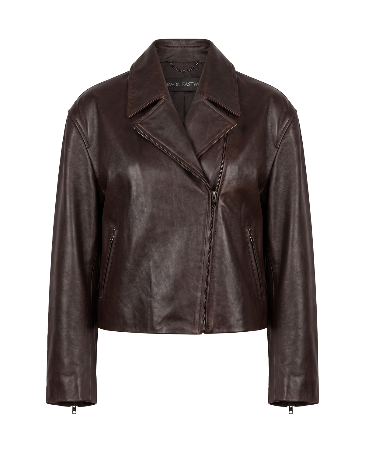 EMZ JACKET in Chocolate Brown