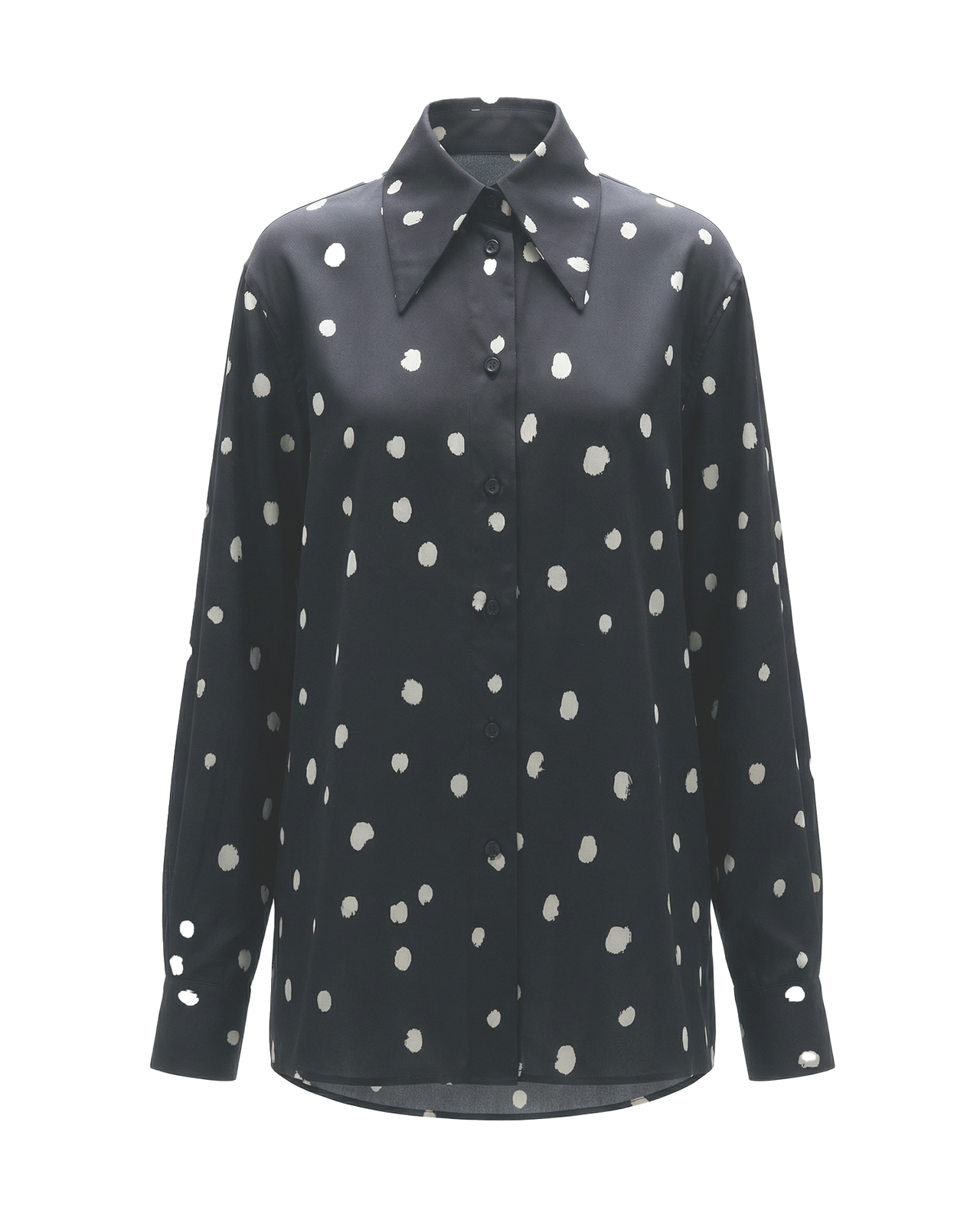 Kate Button Up in Dot Print