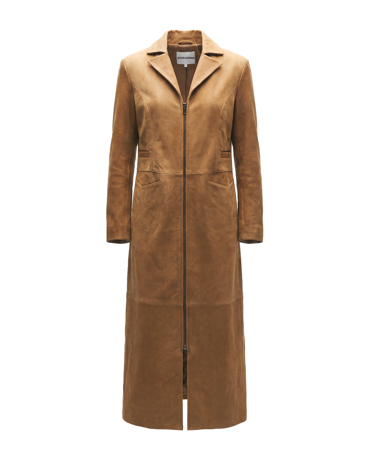 LINEAR Long Coat Cognac