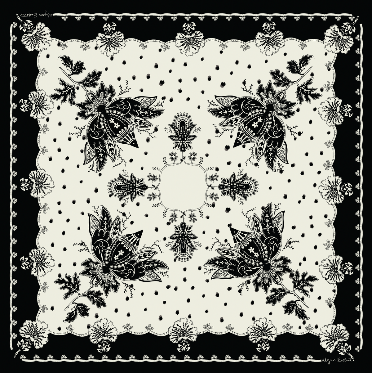 printed scarf