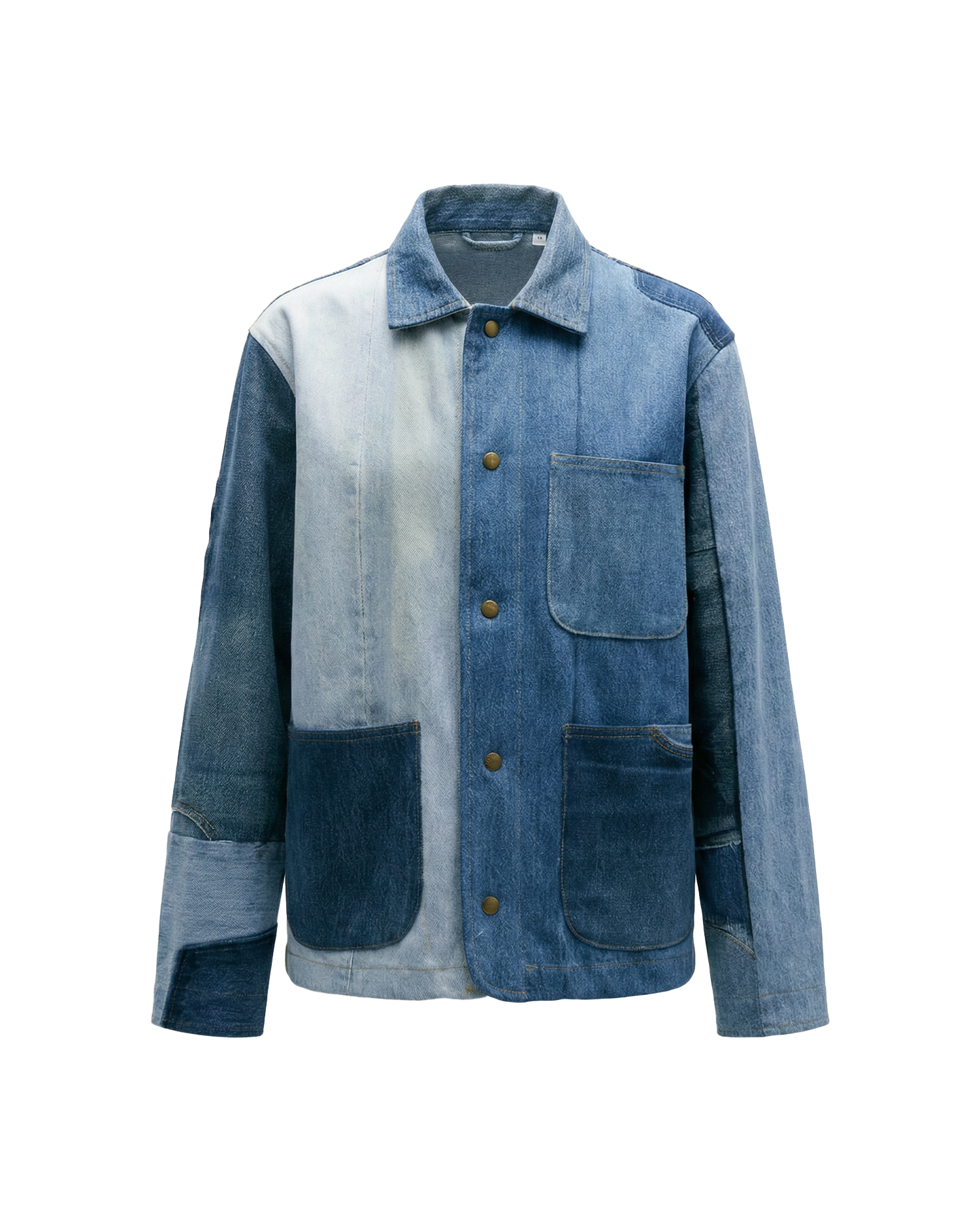 SKYLAR BUTTON UP reworked denim
