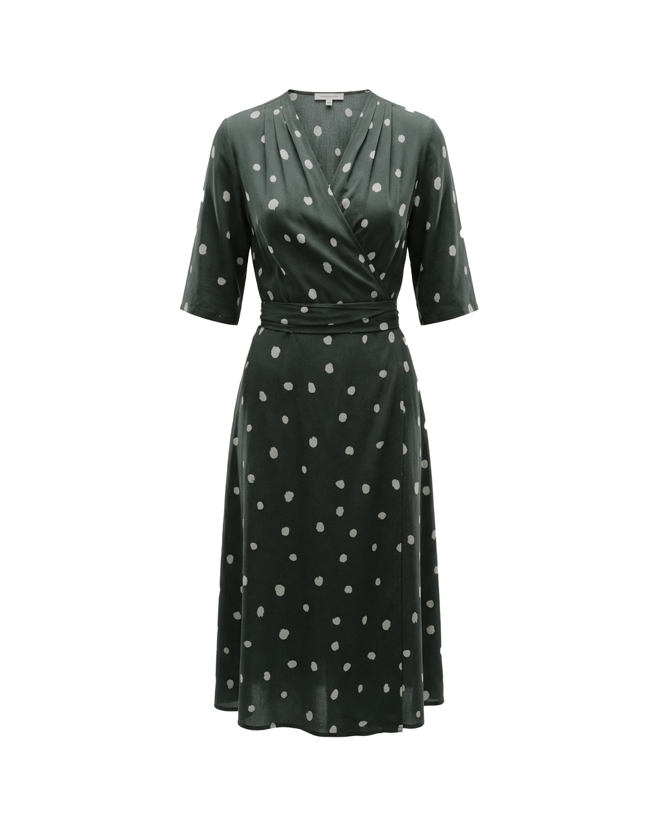 WRAP DRESS in Dot print