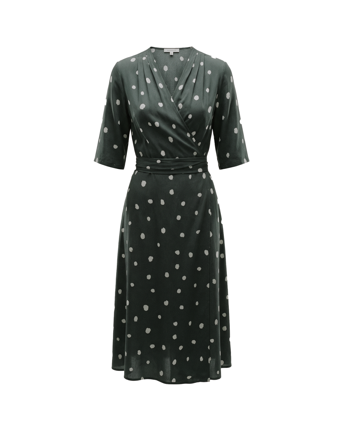 WRAP DRESS Dot print