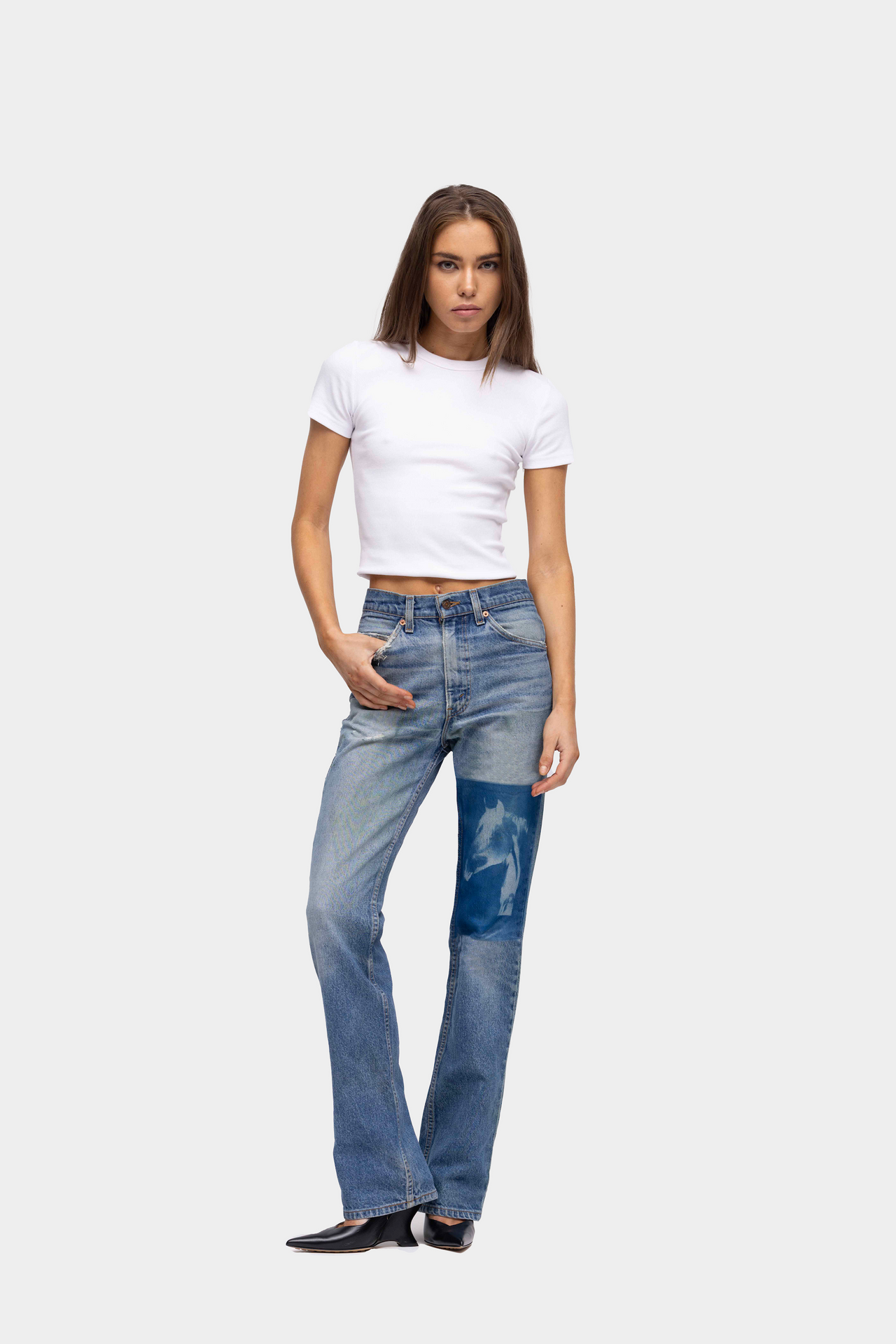 GRAPHIC DENIM in Straight