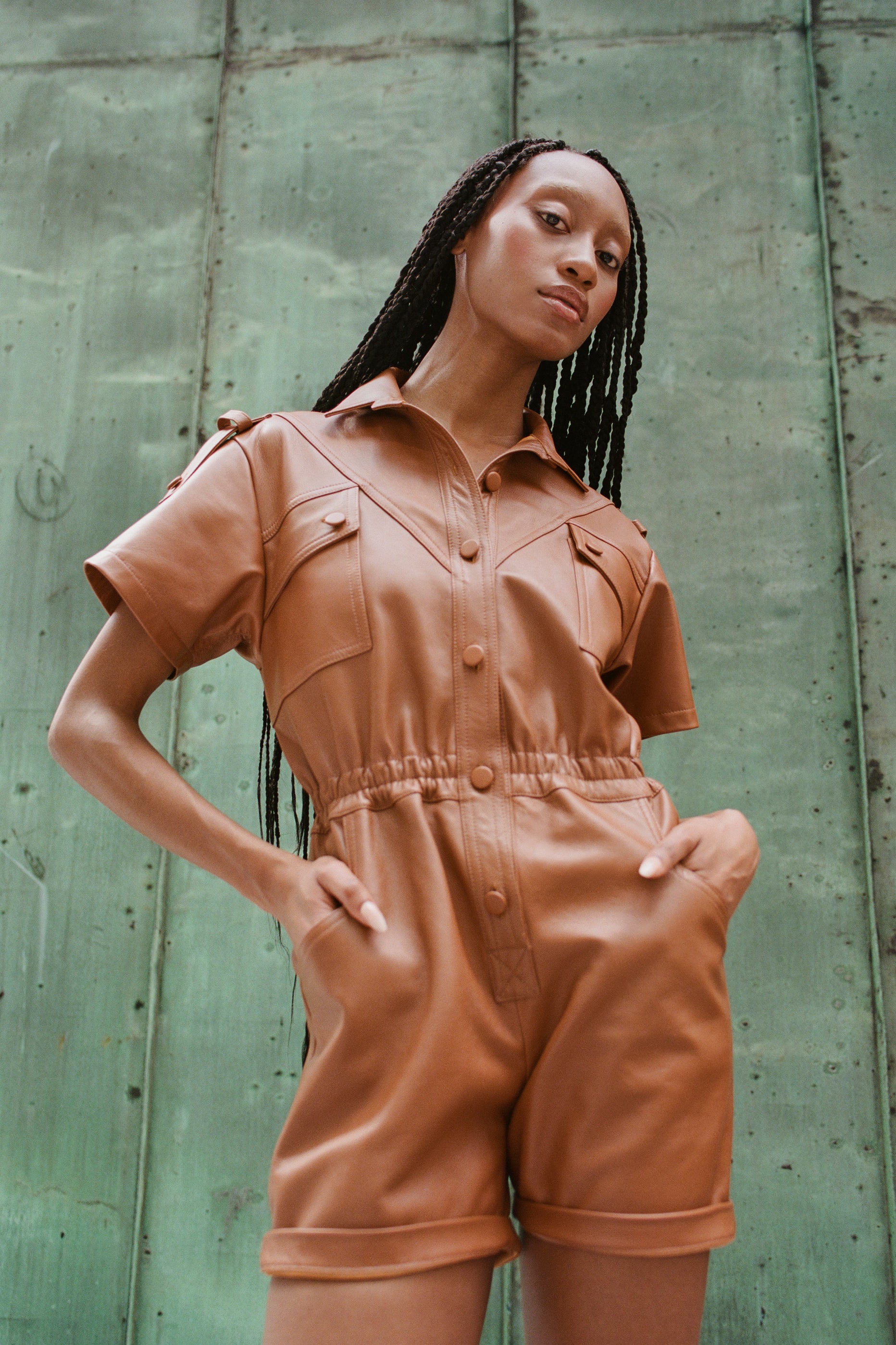 DREAMER ROMPER Cognac