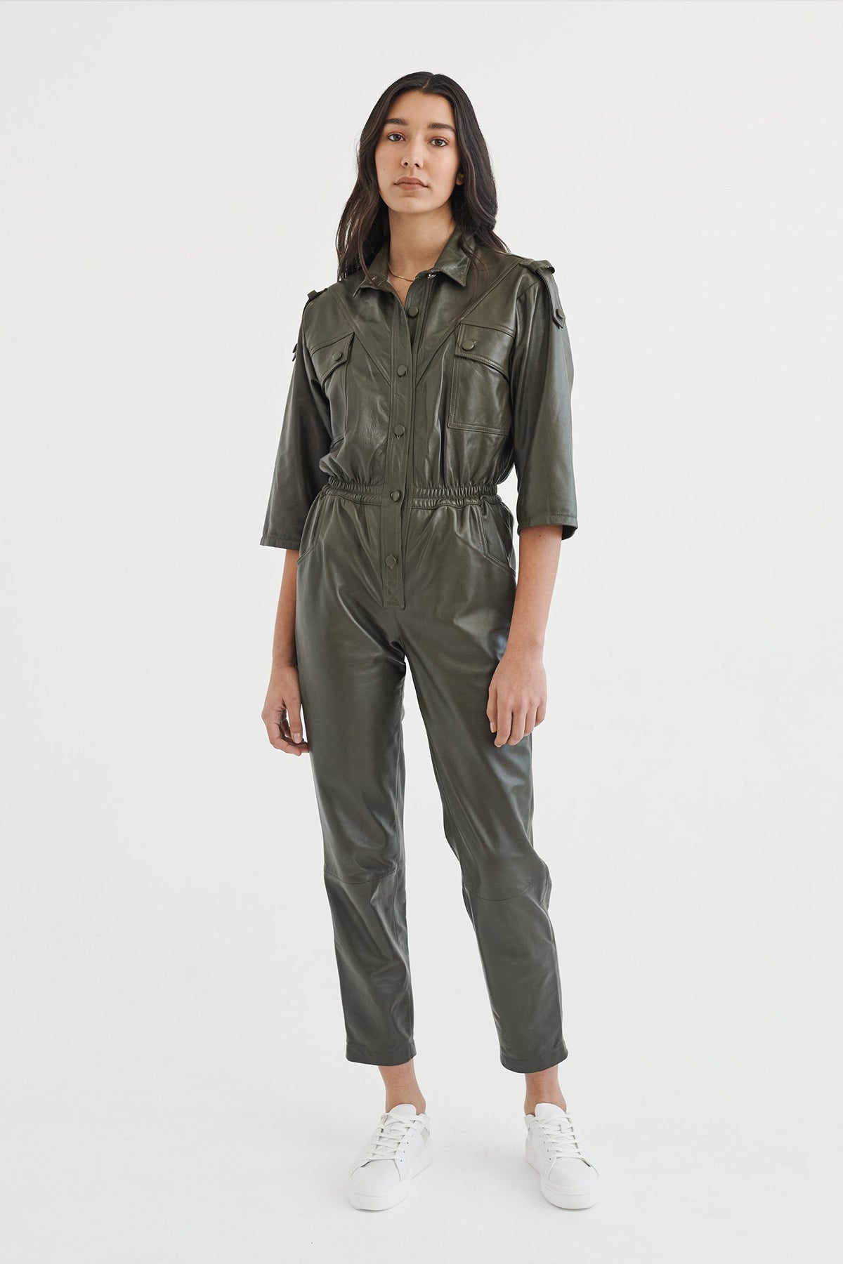 Dreamer Jumpsuit in Olive