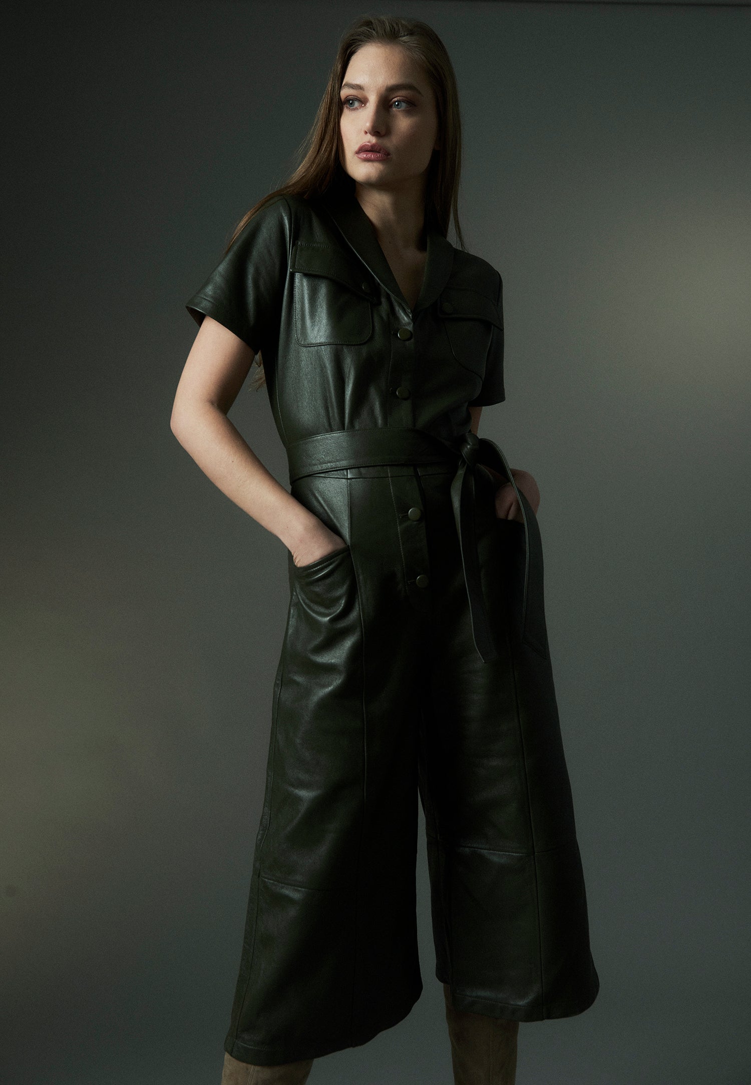 olive jumpsuit
