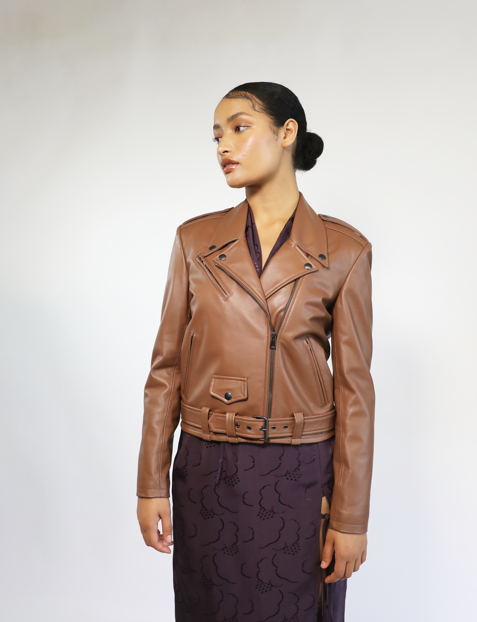 Moto Jacket Cognac