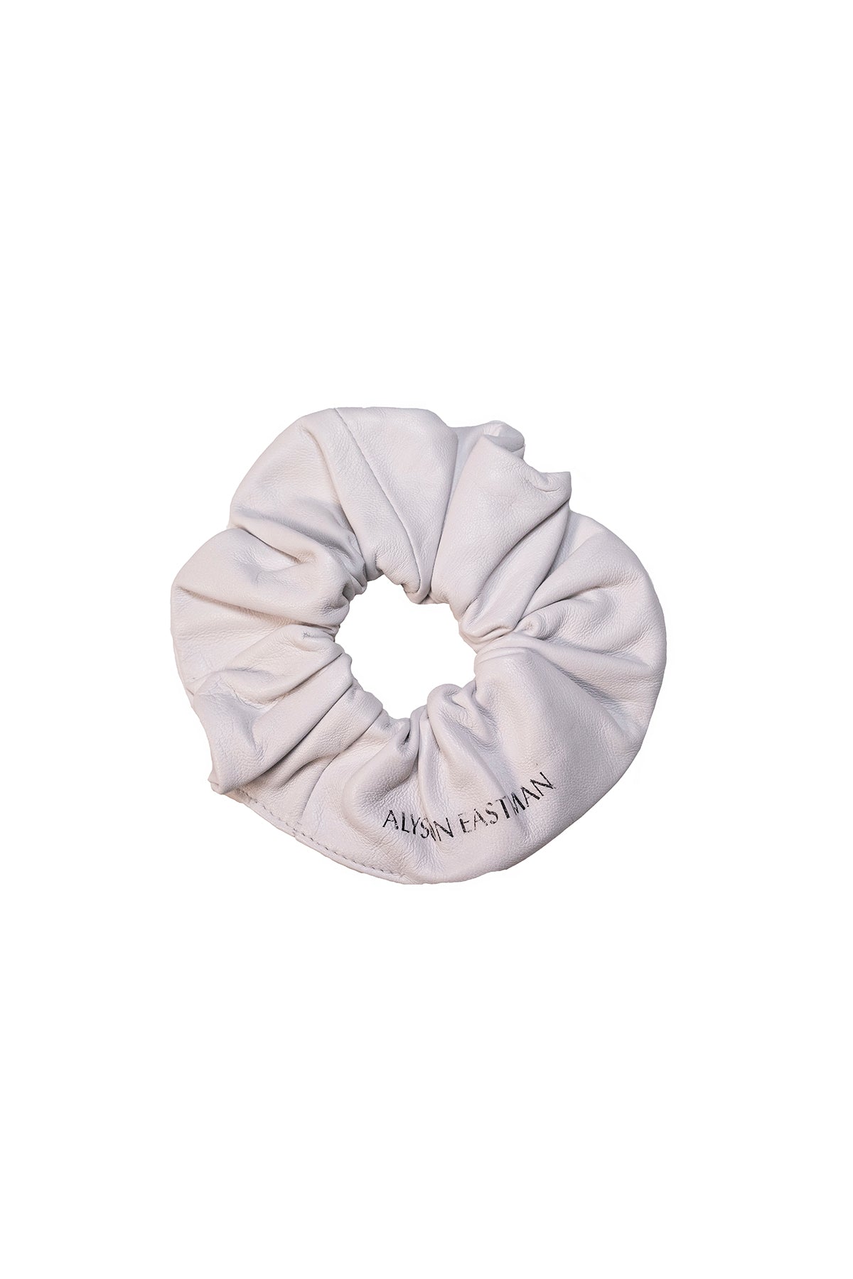 Leather Scrunchie